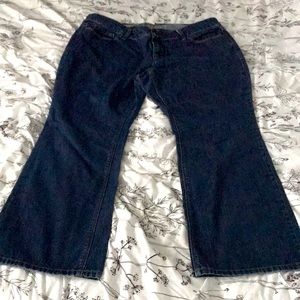 Old Navy Dark Wash Bootcut Low rise Jeans size 20